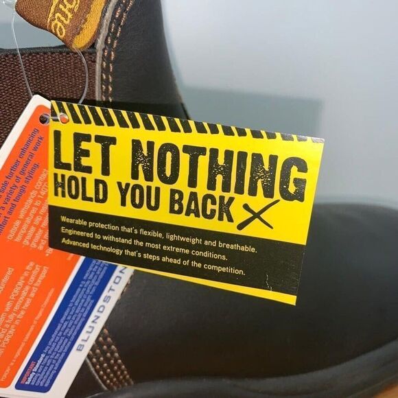 Blundstone 172 Men's Work Chelsea Leather Boot Stout Brown Size 14 US / 13 UK/AU - Picture 11 of 16